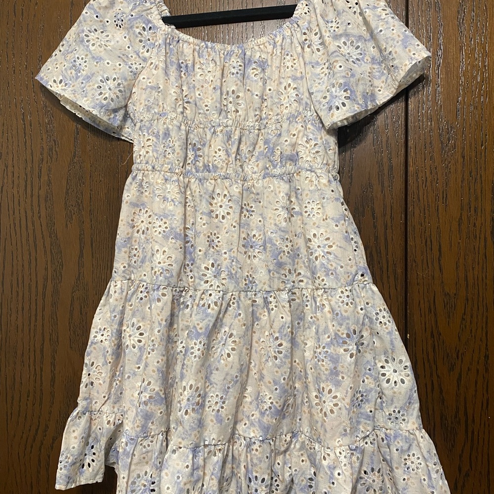 Floral Eyelet Dress